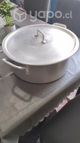 Olla grande de aluminio de 40x15