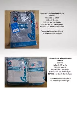 Ropa por embalaje - Imagen 3