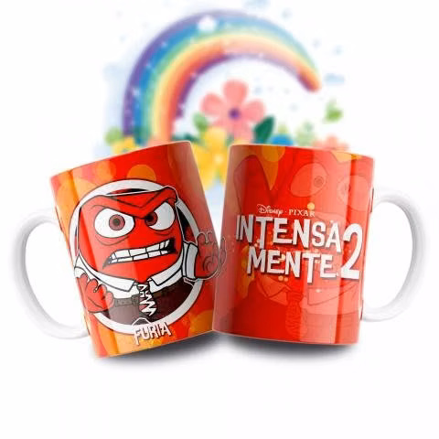Espectaculares Tazas Pelicula Intesamente 2