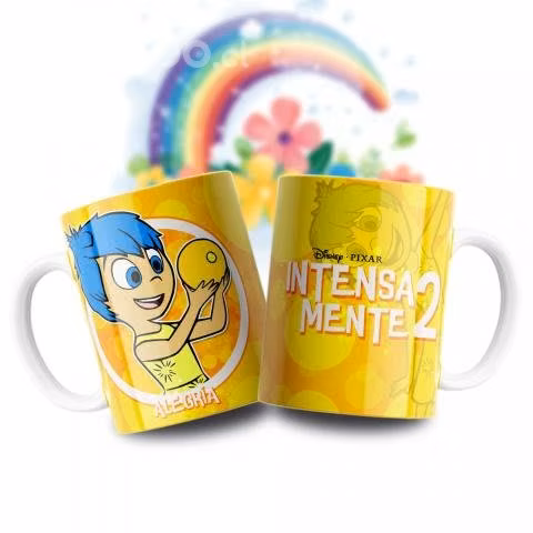 Espectaculares Tazas Pelicula Intesamente 2