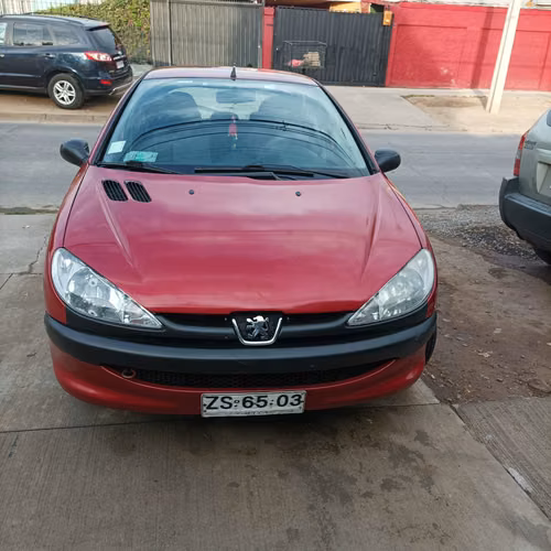 Peugeot 206 año 2006 Rojo Lucifer RX 1.6 16v