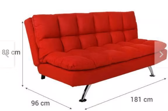 Futon rojo - Imagen 2