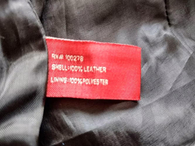 Chaqueta %100 cuero mujer
