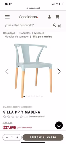 Sillas comedor