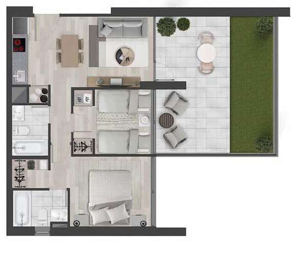 Departamento DEPARTAMENTOS EN VENTA, INMOBILIARIA AUTÉNTICA (CÓD. 313) - Imagen 9