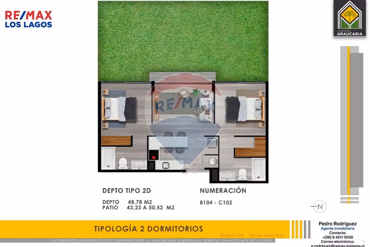 Venta departamento condominio araucaria