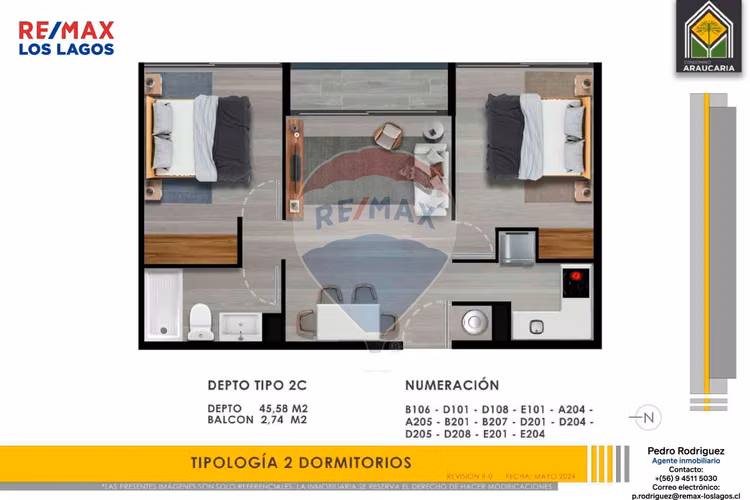 Venta departamento condominio araucaria