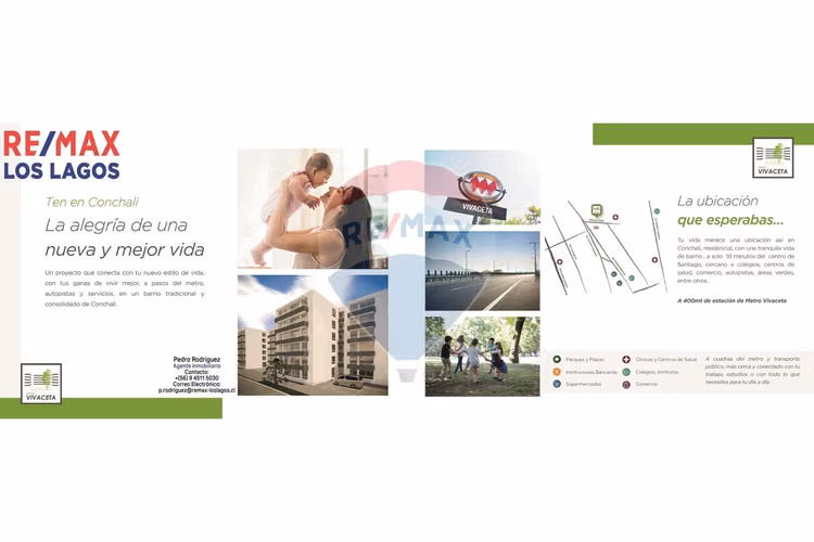 Venta de departamento nuevo en vivaceta