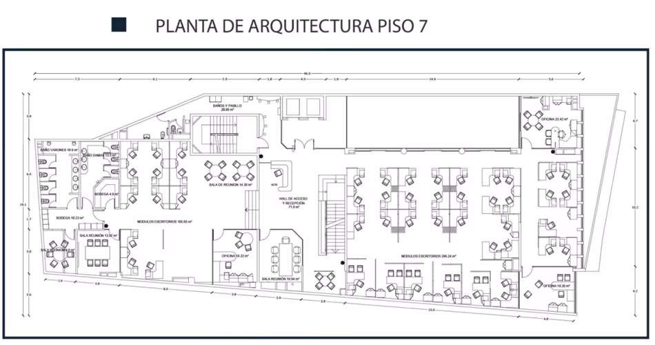 Arriendo Oficina 30P/6B - Santiago