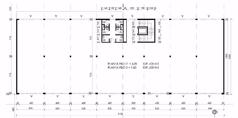 ARRIENDO OFICINA PLANTA LIBRE 620 MT2 LIBERTAD