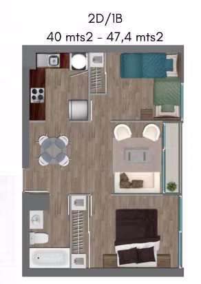 HERMOSO DEPARTAMENTO EN VENTA-ESTACION CENTRA (63156) - Imagen 7