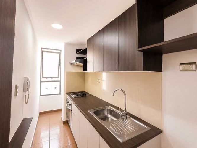 Departamento soleado en venta con bono pie  (64041)