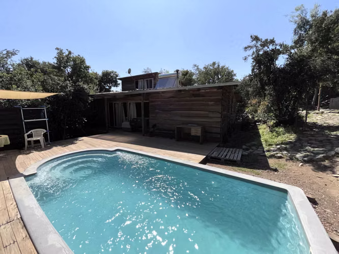 Parcela y casa venta. 500m2.  (64599)