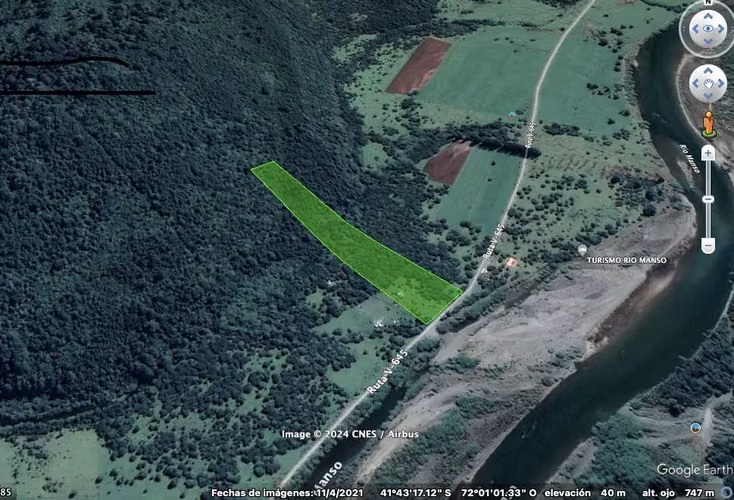 Parcela en Rio Manso, Cochamó, Puerto Montt (65650)