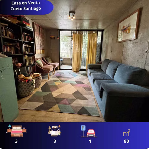 VENDO ACOGEDORA CASA EN CUETO CON COMPAÑÍA (67848)