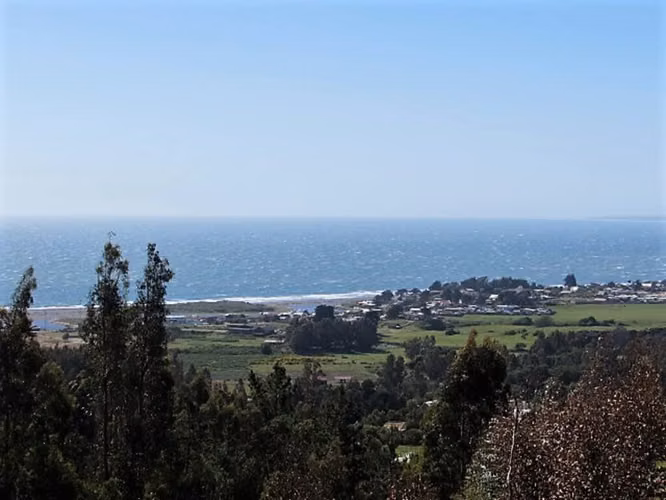 Pelluhue vista despejada al mar 5.000m2 (71866)