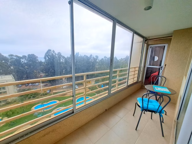 Hermoso departamento vista al mar. Algarrobo