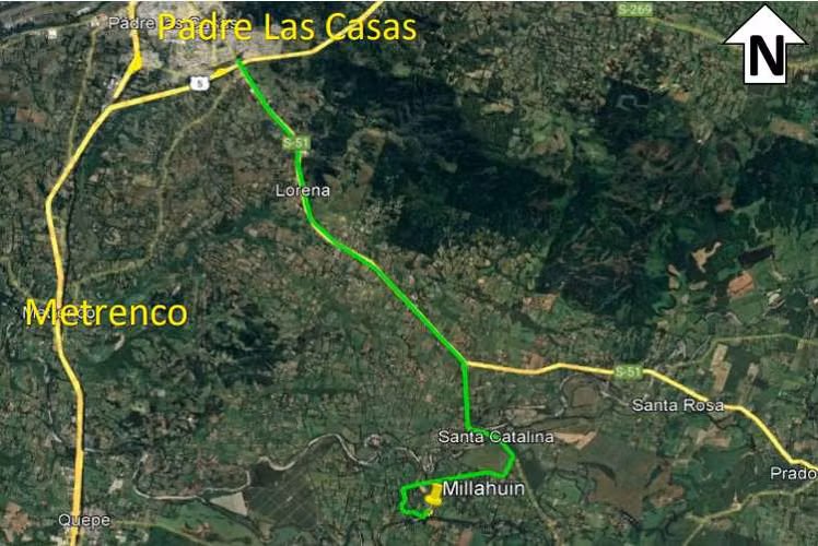 Parcela con Casa 4 Dormitorios, a 15 km de Padre Las Casas