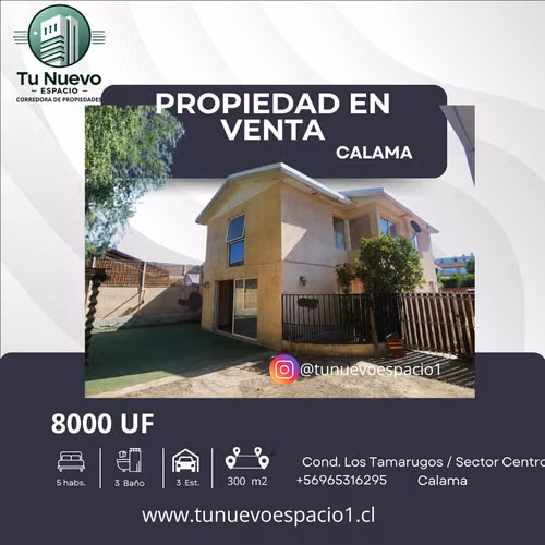 Se Vende Exclusiva Propiedad en  Calama