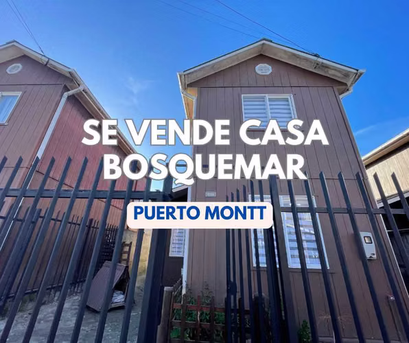 Venta de casa en Puerto Montt,  Bosquemar (82635)