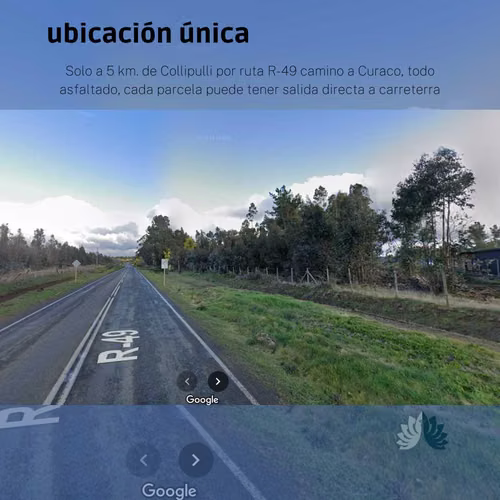 Venta de Parcelas a 5 Km de Collipulli (86262)