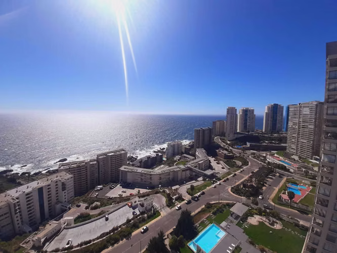 Depto tipo penthouse con gran vista al mar (86990)