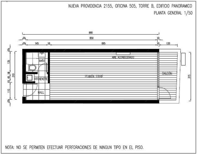 1 privado - 1 baño - Kitchenette - Terraza (87413)