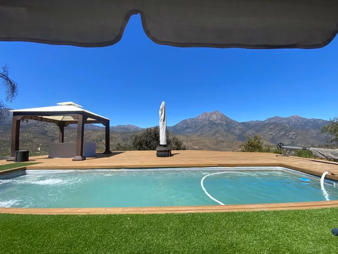 Parcela Condominio Oasis De La Campana, Con Casa Y Piscina