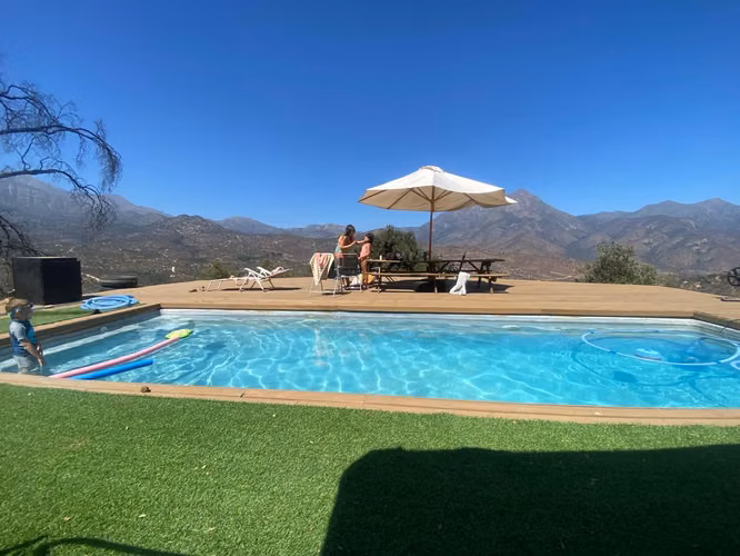 Parcela Condominio Oasis De La Campana, Con Casa Y Piscina
