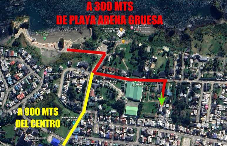 4 CABAÑAS EN ANCUD CHILOE FUNCIONANDO (95256)
