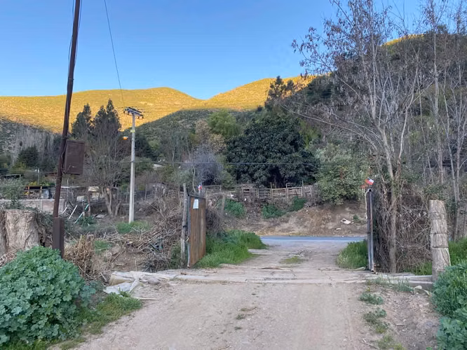 Parcela A 5 min. de centro de Catemu/ 5.400 mts Agua y factibilidad de luz