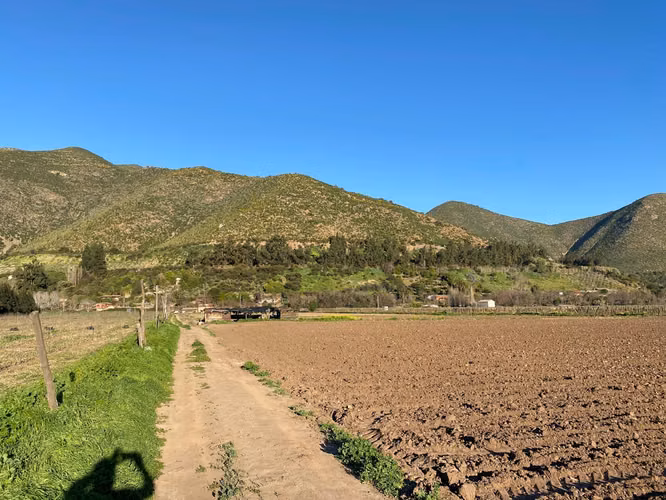 Parcela A 5 min. de centro de Catemu/ 5.400 mts Agua y factibilidad de luz