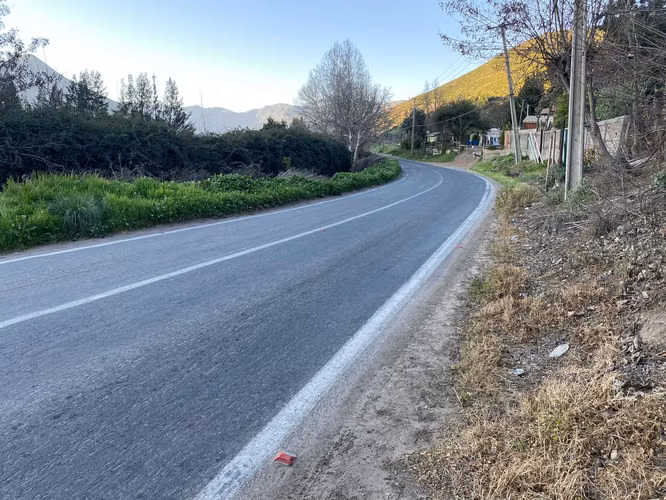 Parcela A 5 min. de centro de Catemu/ 5.400 mts Agua y factibilidad de luz