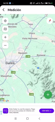 Vende Parcela, 5.000 Mt2, Cerro Los Cristales (99970)