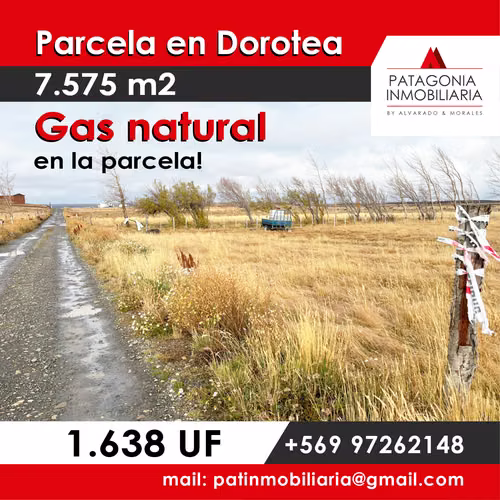 PARCELA CON GAS EN DOROTEA NATALES