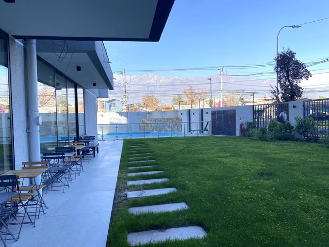 Macul, próximo a línea 8, 11m2 de terraza (101780)