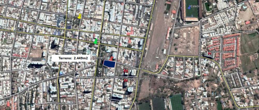 Venta Terreno 2.449 m2 - Calama