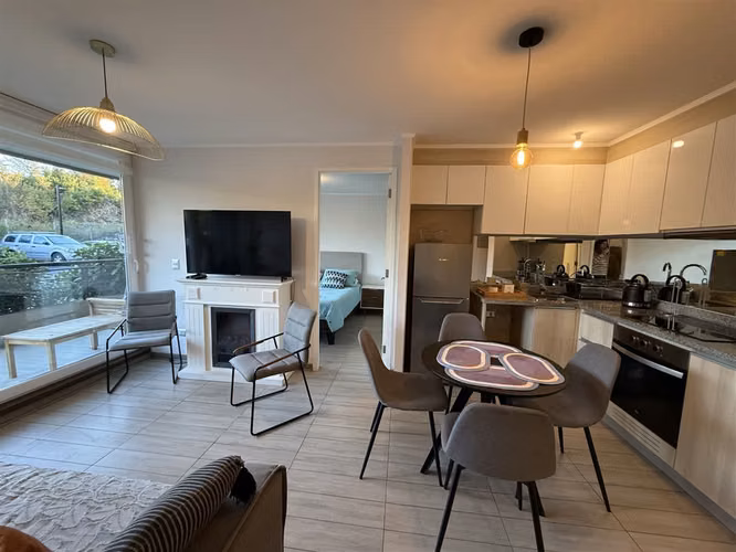 Departamento En Venta De 2 Dorm. En Pucón