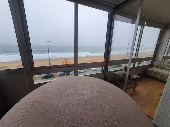 Departamento en Primera Línea de Playa Reñaca (1er Sector) 1D, 1B