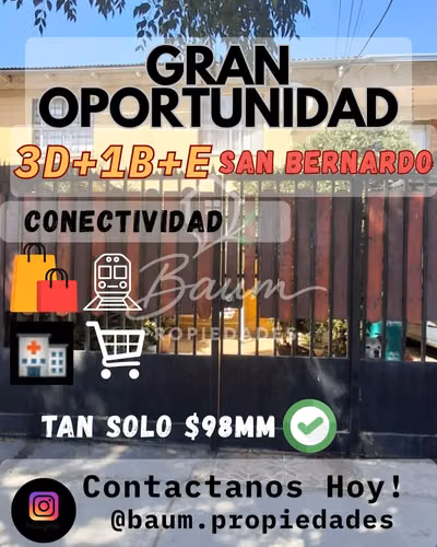 Venta de casa en San Bernardo 3D+1B - Imagen 18