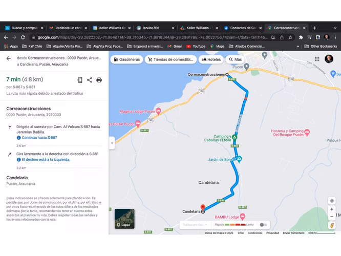 Parcela En Venta En Pucón