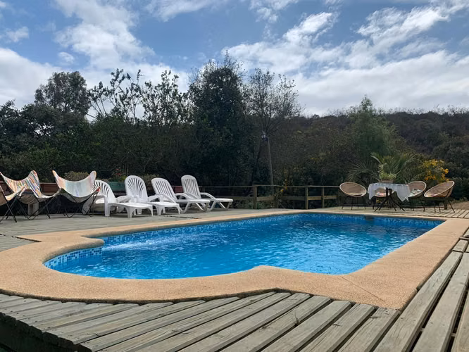 Casa de campo para 8 personas a 10 kms de Con Con
