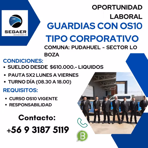 Guardia os10 Lunes a viernes lo boza