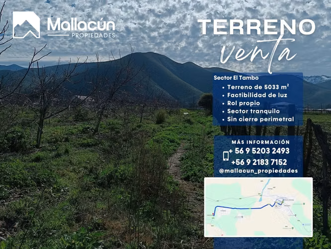 Terreno Agrícola en Venta – 5.033 m² en El Tambo, Salamanca