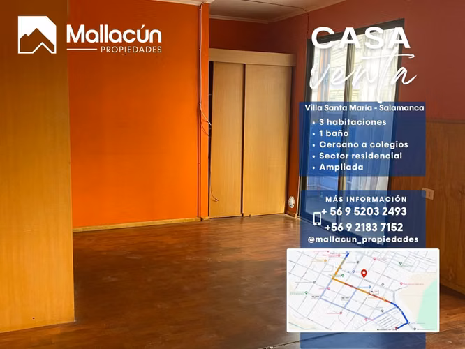 Casa en Venta en Villa Santa María, Salamanca