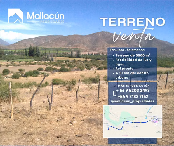 Tahuinco, Salamanca – Lotes Rurales desde 5.000 m²