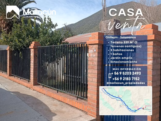 Casa Sólida en Venta en Chillepín –  Entorno Natural