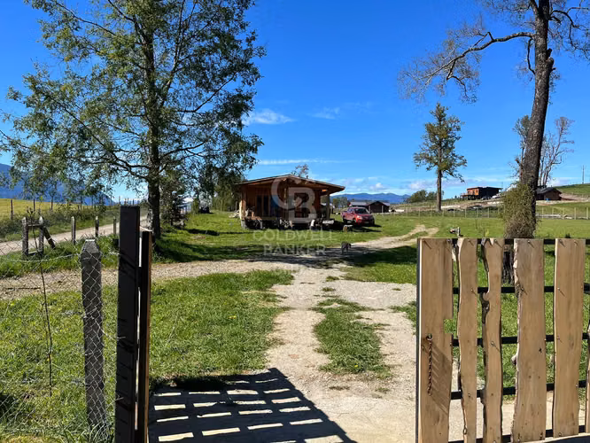 Casa en parcela en Panguipulli |  Vista a volcanes.