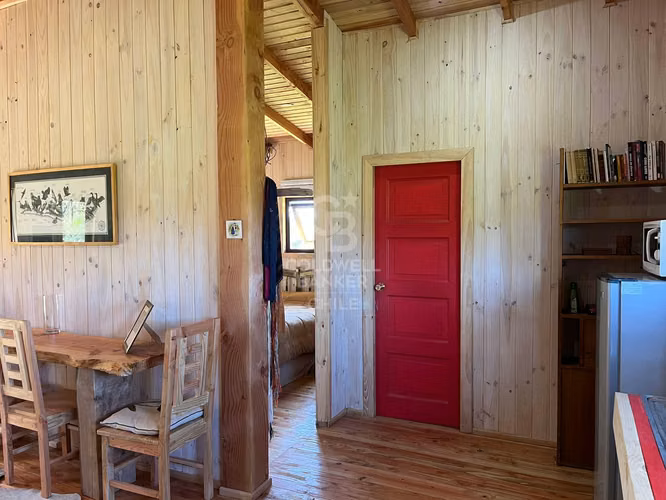 Casa en parcela en Panguipulli |  Vista a volcanes.