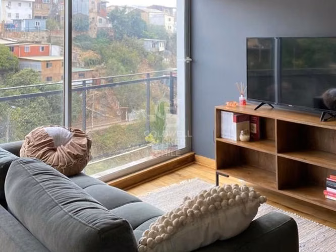 Departamento Dúplex en Cerro Alegre, Terraza y Vistas